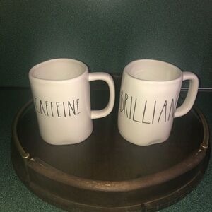 Rae Dunn Mug Set CAFFEINE BRILLIANT